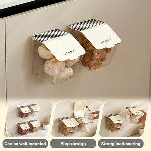 UFORU Estante para Especias, Organizador Colgante de Pared para Cocina, Recipientes de Plástico para Especias - Product Image 3
