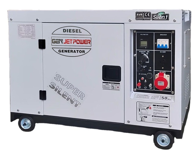 10KW 10KVA Soundproof Diesel Generator With ATS Single Phase | Silent 6.5KW 7KW 8KW Generators 50Hz
