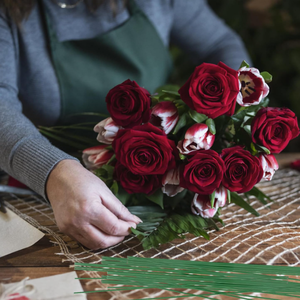 Kawat Bunga untuk Rangkaian Bunga dan Kerajinan DIY, Kawat Bunga Hijau Tua untuk Pengaturan Bunga Florist - Product Image 5