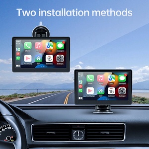 <span class=keywords><strong>Enregistreur</strong></span> <span class=keywords><strong>vidéo</strong></span> portable IPoster 7 pouces AHD 1080P IPS avec vision nocturne, écran d'affichage, angle de 360 degrés, Apple CarPlay, Android Auto, autoradio - Product Image 4