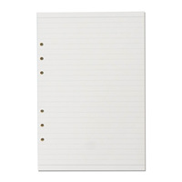 Großhandel A5 6-Ring Loseblatt Notizbuch Nachfüllpapier 45 Blatt Punktraster Planer-Einlagen 100g/m²