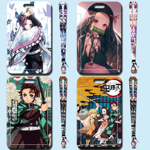 ที่ใส่บัตรการ์ตูนอนิเมะลายการ์ตูนข้ามพรมแดน & กล่องใส่บัตรอาหาร วัสดุ ABS ลายดาบพิฆาตอสูร สำหรับนักเรียน - Product Image 1