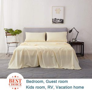 Ensemble de draps de lit brodés de luxe de haute qualité à prix avantageux, fabriqué en Chine, série 400TC, microfibre, ensemble de literie 4 pièces - Product Image 5