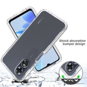 Funda de teléfono TPU + PC de cuerpo completo 360 para OPPO A17 A16 A54S A93 A74 <span class=keywords><strong>A94</strong></span> A95 RENO 5 6 Lite 4G 5G, funda transparente para teléfono móvil - Product Image 5
