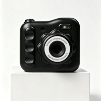 Appareil photo numérique compact CMOS pour enfants, zoom 12x, détection de visage, écran rotatif 180° de 2,8 pouces, pour les 6-13 ans, carte MicroSD incluse