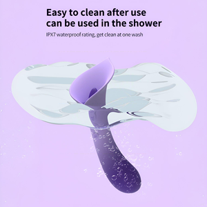 Vente flash - Stimulateur de clitoris et de mamelons à succion et léchage, rechargeable, 2 en 1, étanche IPX7, 10 fréquences, vibrateur pour point G, <span class=keywords><strong>orgasme</strong></span> <span class=keywords><strong>féminin</strong></span> - Product Image 3