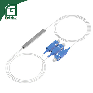 Divisor de Fibra Óptica Geteknet OEM 0.9mm PLC 1x2 Micro-tubo, No Balanceado, con Conector para Redes FTTH SC UPC <span class=keywords><strong>SM</strong></span> 1/2 - Product Image 1