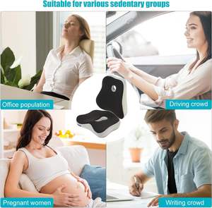 通気性オフィス & カーシートウエスト保護クッション長時間座りサマーチェアお尻クッション読書用ベッドレスト - Product Image 6