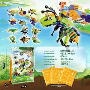 Set di Costruzioni 12-in-<span class=keywords><strong>1</strong></span> STEM con Insetti e Animali, in Plastica ABS Ecologica, Scala <span class=keywords><strong>1</strong></span>:<span class=keywords><strong>1</strong></span>, Modello Educativo per Bambini dai 5 ai 7 Anni - Product Image 6