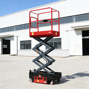 Harga Pabrik 4-14m Self Propelled Electric Mobile <span class=keywords><strong>Scissor</strong></span> <span class=keywords><strong>Lift</strong></span> Hydraulic Lifting Scaffold Platform Motor Efisiensi Tinggi 230KG - Product Image 5