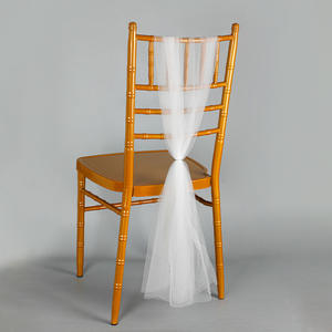 <span class=keywords><strong>ผ้า</strong></span>ตาข่ายตกแต่งพนักพิงเก้าอี้งานแต่งงานกลางแจ้ง ยาว 1.5 เมตร <span class=keywords><strong>ผ้า</strong></span>คลุมพนักพิงเก้าอี้ลายดอกไม้ <span class=keywords><strong>ผ้า</strong></span>โปร่งแสงสไตล์ตะวันตก วัสดุผ้าไหมสำหรับงานเลี้ยง - Product Image 3