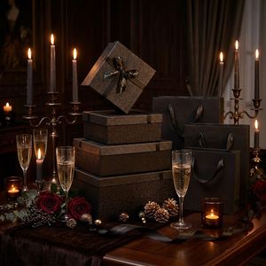 Wholesale Factory Customizable Gift Boxes with Satin Ribbon for Birthday Valentine's Day Christmas Wedding High-End Packaging - Product Image 2