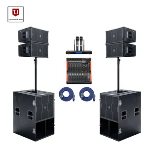 T.I pro audio LA-110 Haut-parleur 2 voies Line Array Singal Woofer néodyme 10 pouces Système de sonorisation professionnel