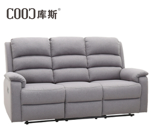 Sofá esquinero de tela gris con forma de l, mueble ajustable para sala de estar, moderno, reclinable, nuevo diseño - Product Image 1