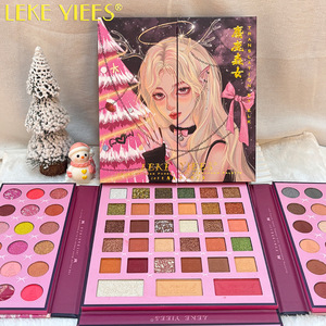 Palette de fards à paupières imperméables LEKE YIEES 105 couleurs Noël <span class=keywords><strong>Renne</strong></span> (poudre) – Favoris du cosplay, excellent rapport qualité-prix - Product Image 2