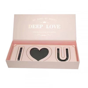 Je t'aime boîte-cadeau avec boîte-cadeau Rectangle <span class=keywords><strong>fleur</strong></span> d'argile pour ma petite amie le jour de la Saint-Valentin cadeau de fête des mères maman - Product Image 5
