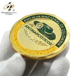 Free Sample Challenge Coin Custom Logo Design Metal Souvenirs Gold Coin Soft Enamel 3D Reversible Printed Commemorative Coin