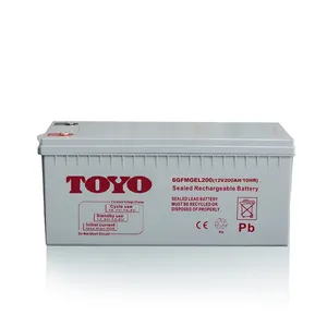 Toyo agm מחזור עמוק ג 'ל 12v 100ah 150ah 200 אח אחסון נטענת אחסון אנרגיה ביתיים