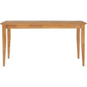 Minimalist Natural Oak Colour KACEY <b>Dining</b> <b>Table</b> Solid Wood 1.5m Rectangular Kitchen <b>Table</b> for Modern Home and Apartment - Product Image 2