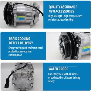 Compresor de CA 7H15 24V para KOMATSU 23B-07-61112 23B0761112 - Product Image 5