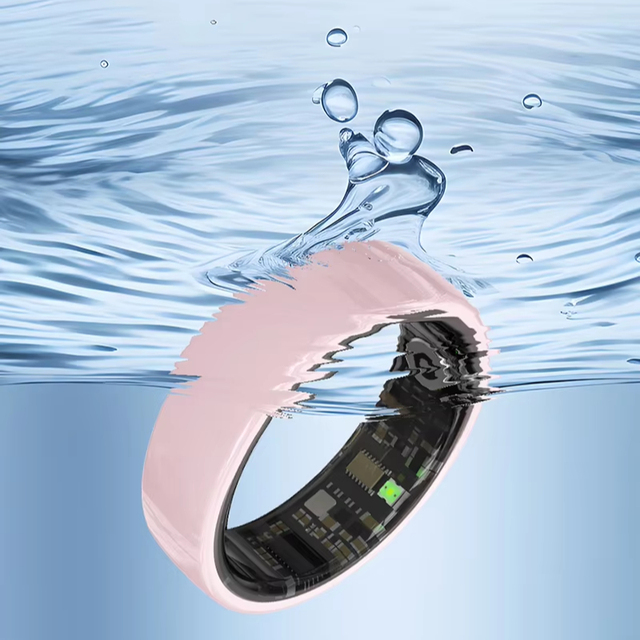 SHR Ceramic Smart Couple Rings Health Activity Tracker App Control Heart Rate SpO2 Monitor Sleep Tracking Multi-Sport Modes