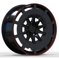 Jantes en alliage d'aluminium personnalisées pour voitures 5*130mm, 21/22, forgées, pour voitures de course et de tourisme, roues noires pour Benz