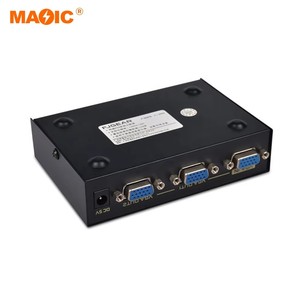 Répartiteur vidéo VGA 1x2, commutateur VGA 1 entrée 2 sorties, <span class=keywords><strong>amplificateur</strong></span> VGA 1x2, répartiteur audio-vidéo pour <span class=keywords><strong>TV</strong></span> et ordinateur portable - Product Image 2