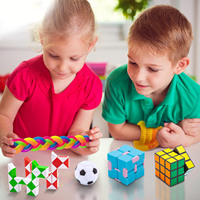 Autisme Soulagement Du Stress Jouets 50 Pcs Silicone Plastique Fidget Jouets Enfants Party Favors Bas Stuffers pour Enfants Adultes pour Filles