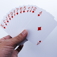 Jeu de cartes personnalisé de haute qualité, design personnalisé, couleur pleine, lisse, écologique, pour la famille, les fêtes, la maison, possibilité de personnaliser le logo