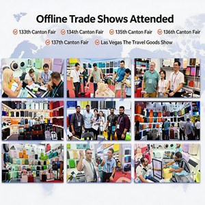 프리미엄 광택 PC 쉘과 마이크로파이버 가죽 손잡이, 접이식 러기지 훅 시스템, TSA 잠금장치가 있는 튼튼한 여행용 캐리어 - Product Image 6