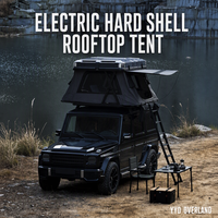 Tente de toit rigide électrique YYD OVERLAND avec application et télécommande, ouverture automatique en 60 secondes, pour observation des étoiles, en tissu 600D imperméable, pour 2 à 3 personnes