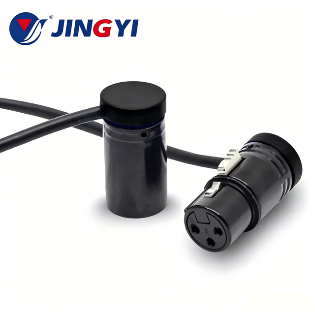 OME Original Interface 3 Pin XLR Male to Female Balanced Microphone Audio Cord JINGYI's Cables Black