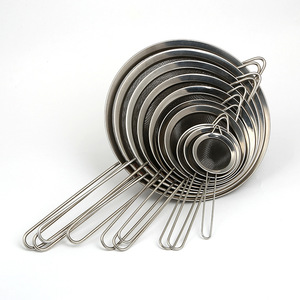 Stainless Steel Oil <b>Strainer</b> 8cm Diameter Fine <b>Mesh</b> For Soy Milk Sugar Baking Filtering - Product Image 2
