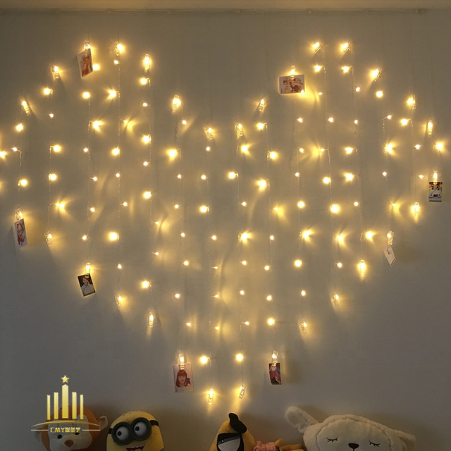 Hot Sale Warm White LED Photo String Light IP44 for Wedding Parties Home Decor Hanging Photos Pictures Decorative Led Lights