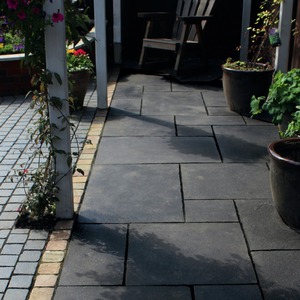 Hiện đại tối màu xám lối vào lối đi tự nhiên <span class=keywords><strong>basalt</strong></span> bước đá vườn - Product Image 1