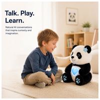 Peluche Panda Interactif : Jouet Éducatif et Ludique pour l'Apprentissage et le Contabillement d'Histoires avec Chat GPT