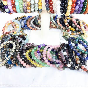 Bracelet en cristal de 8mm de perles rondes de quartz rose Reiki de pierres précieuses naturelles de guérison en vrac en gros - Product Image 2