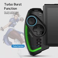 Manette de jeu rétractable sans fil Escoson PG-SW777 avec éclairage coloré en plastique pour / OLED