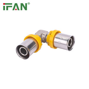 IFANガス管継手ASTM D2513 16-32MM真鍮PEXプレス継手黄色真鍮ガス管継手 - Product Image 6