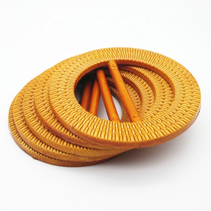 正式木质外观环保ABS圆形箱包皮带扣 - Product Image 5