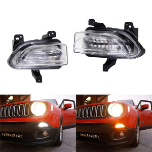 Feux clignotants avant Led Drl coin lumière Parking marqueur antibrouillard pour Jeep Renegade 2015 2016 2017 2018 - Product Image 3