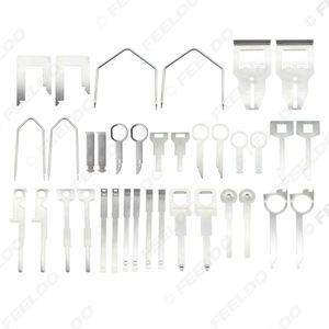 Kit d'outils de réparation pour le retrait de la Radio du lecteur CD, Audio stéréo, avec pochette robuste, outil de démontage intérieur des panneaux de porte de voiture, 38 pièces - Product Image 4