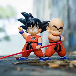 Japanse Anime Dragon Ball Z Child Son Goku & Kulilin actiefiguren
