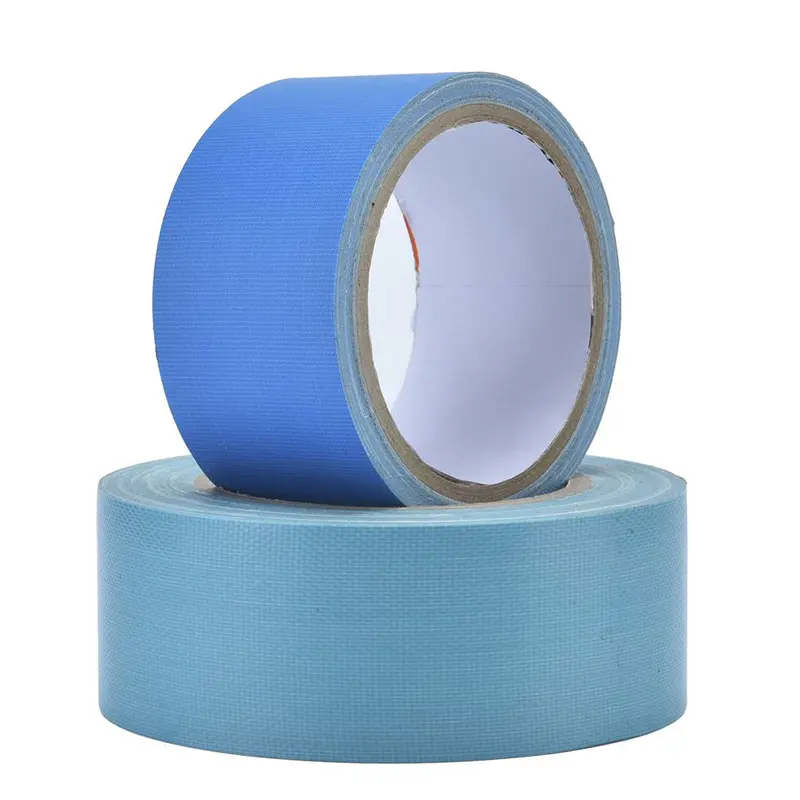 blue adhesive easy tear matte gaffer duct cloth custom logo printed Cloth Duct Tape