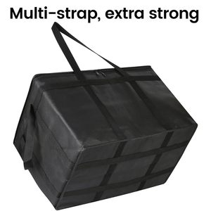 Bolsa Térmica para Entrega de Alimentos Personalizada, Aislada, de 600D, con Patrón de Letras, Tamaño XXXL, para <span class=keywords><strong>Pizza</strong></span>, Frío/Calor - Product Image 3