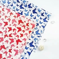 Papier de soie jetable imperméable 28 g/m² personnalisable, motif papillon mignon et polyvalent, pour rembourrage intérieur de boîtes cadeaux