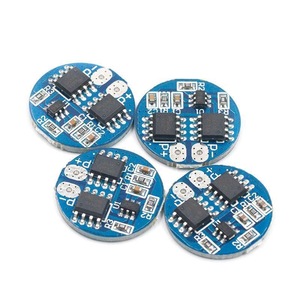 แผงป้องกันแบตเตอรี่ลิเธียมไอออนแบบวงกลม 7.4V กระแสไฟทำงาน 5A จำกัดกระแสเกิน 7A ป้องกันการชาร์จเกินและการคายประจุเกิน PCB - Product Image 2