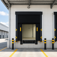 Abri de quai gonflable sur mesure pour usine, joint gonflable hermétique pour porte de chargement, pour la logistique et le chargement/déchargement en entrepôt