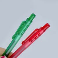 Stylo bille rétractable multicolore en gros, écriture fluide, avec clip, pour bureau, école, promotion avec logo personnalisé