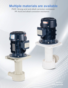 ปั๊มเคมีแนวตั้ง JIEKAI รุ่นขายดี PP/PVDF 2 แรงม้า ทนทานต่อการกัดกร่อน ได้รับการรับรองมาตรฐาน CE ปั๊มสำหรับสารอัลคาไล JKP สำหรับการถ่ายโอนสารเคมี - Product Image 2